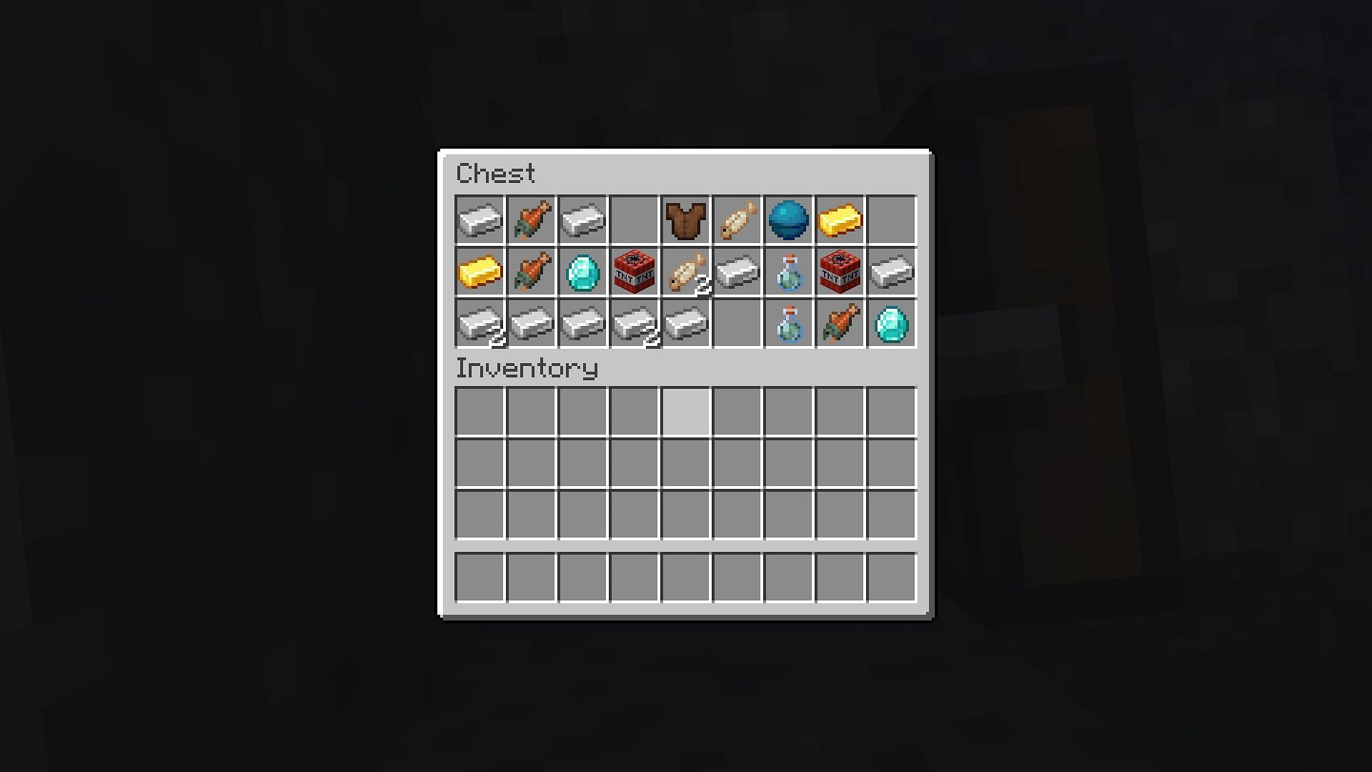 One of the many treasures found near spawn (Image via Mojang)